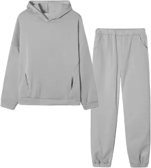 2 Piece Fall Sets for Women - Graphic Hoodies and Baggy Sweatpants Tracksuit