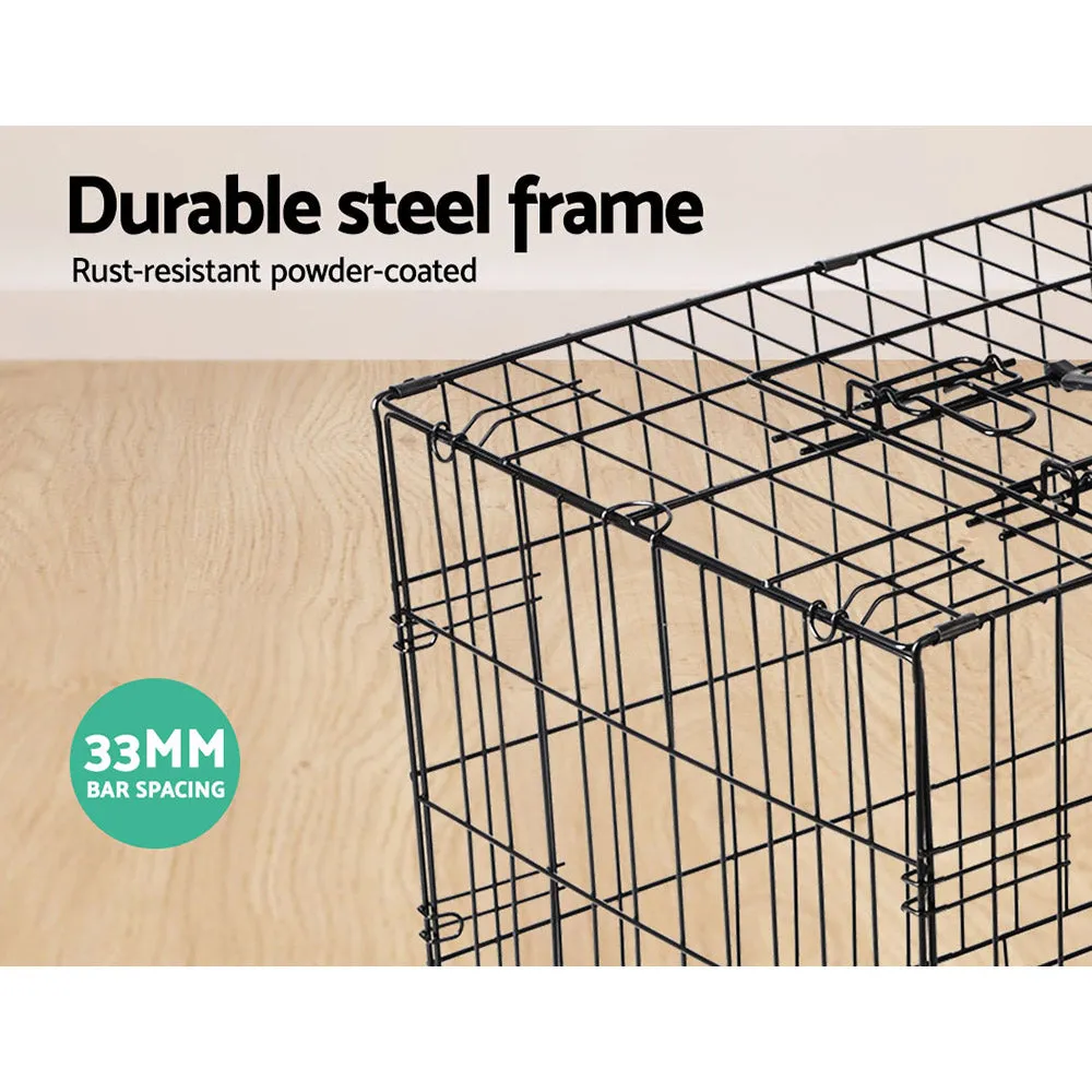 24" Dog Cage Crate Kennel | 3 Doors