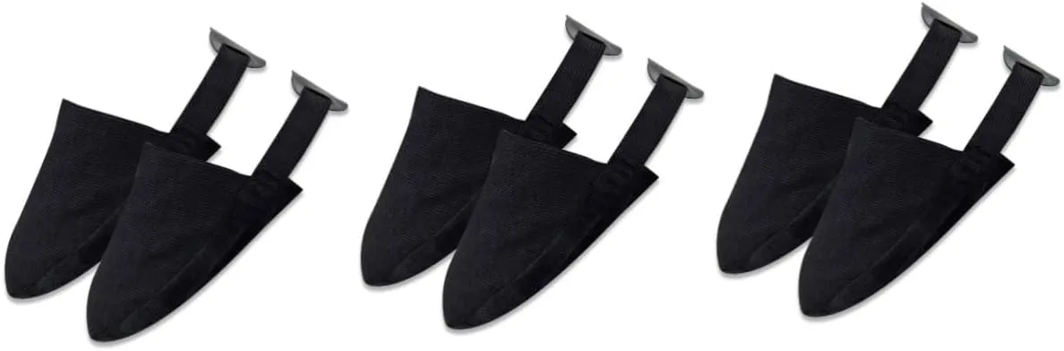BESPORTBLE 3 Pairs Bowling Grip Sack Shoe Bottom Protector Bowling Shoe Cover Elastic Slider