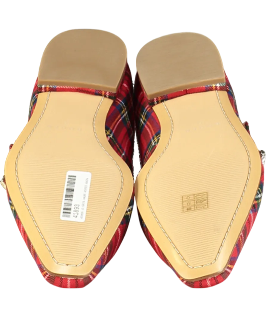 Boden Red Vic Chisel Toe Mary Janes UK 8 EU 41 