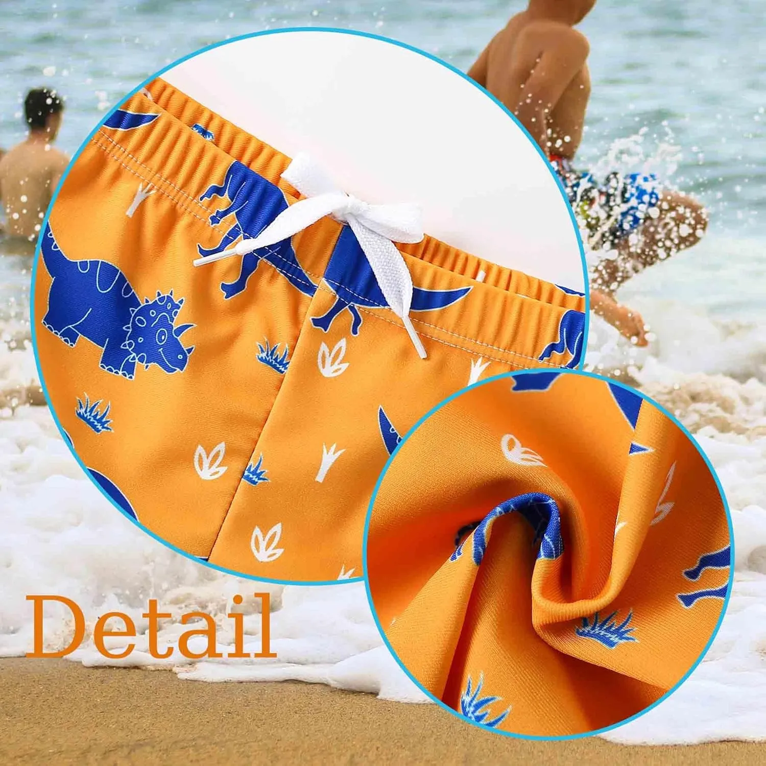 Boys Swim Trunks Quick Dry Board Shorts Swimwear Trunks Hawaii Beach Swimsuit Toddler Bathing Suit Bottom Kid 2-8Years