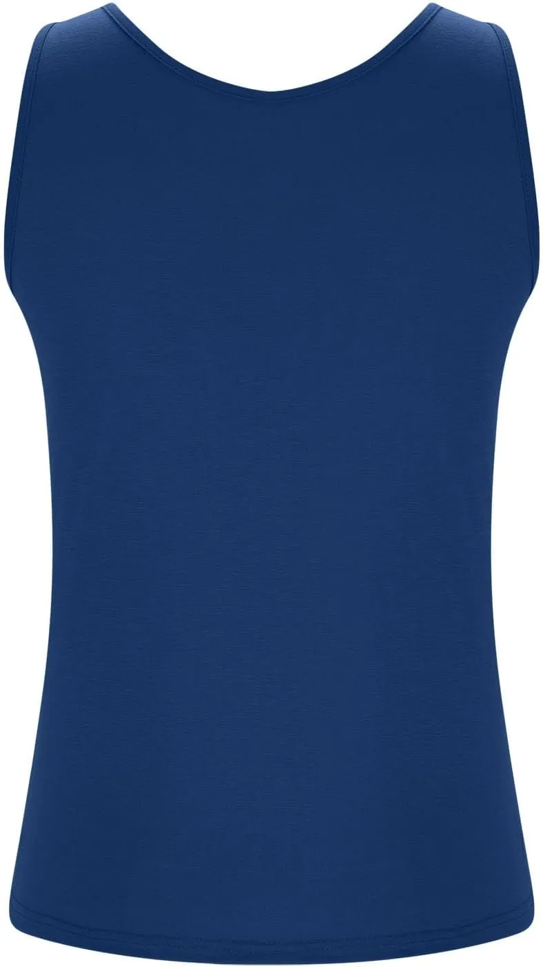 Bra Tank Tops for Women Plus Size Basic Workout Top Camisole Sleeveless Padded Yoga Shirt Modal Scoop Neck Shelf Bras
