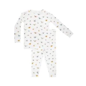 Butterflies Small Ribbed Two-Piece Set