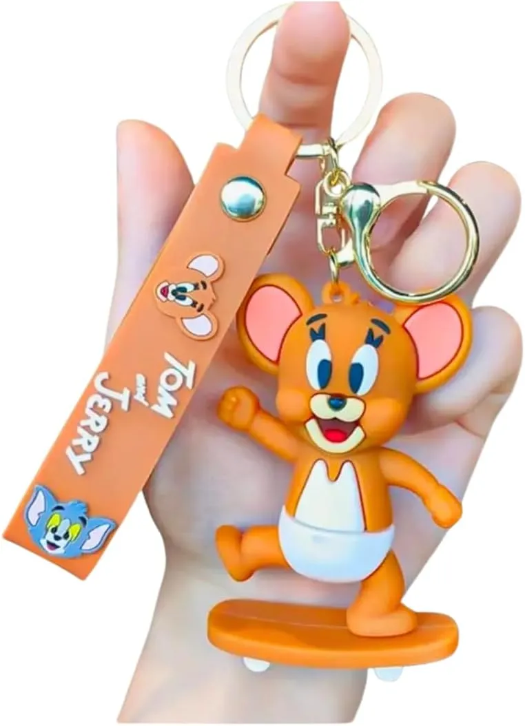 Cartoon Keychains for Boys Girls, Keychain, Cute Backpack Key, Key Chain Accessories Wristlet chain Car Charm