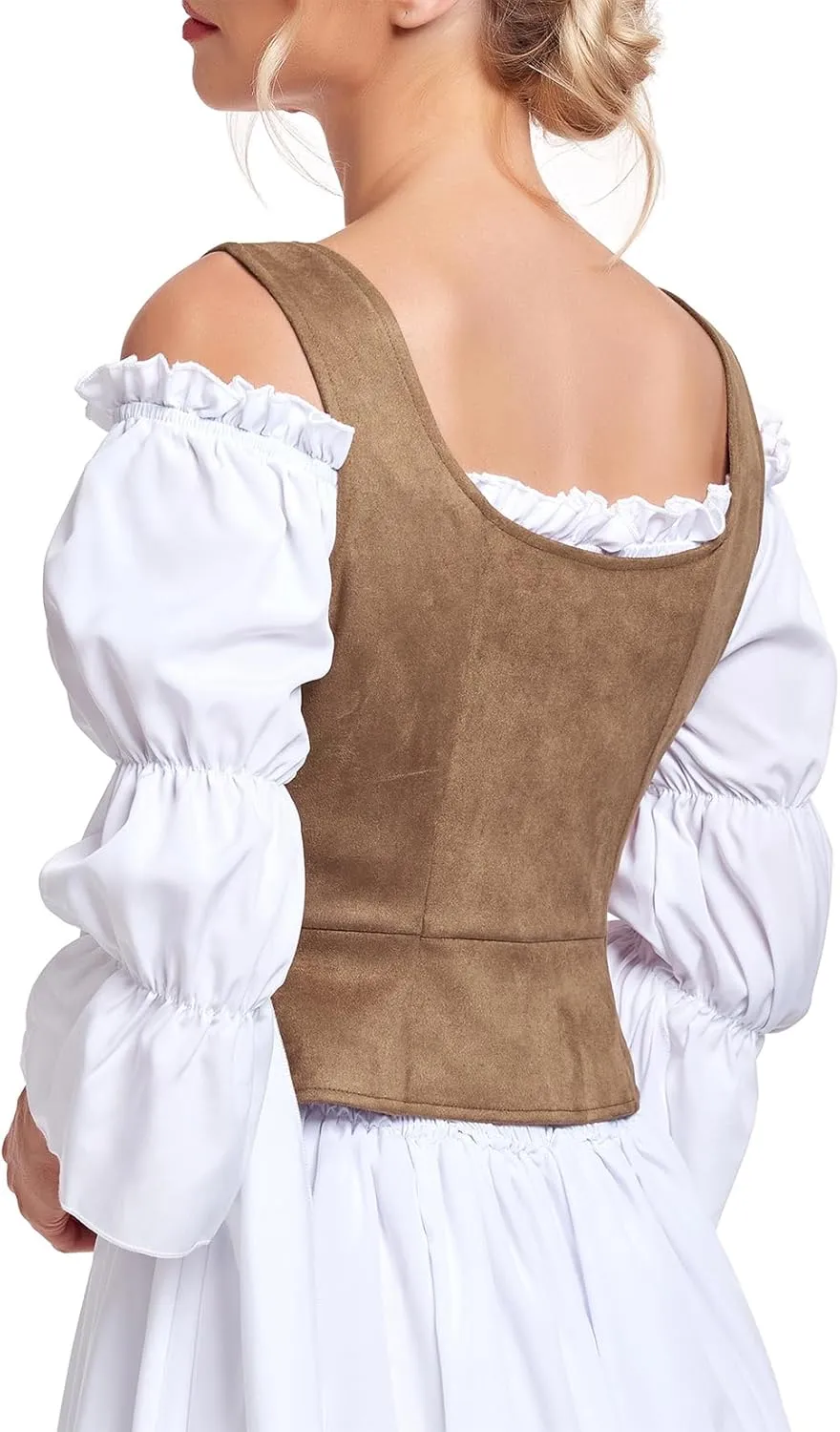 Century Star Renaissance Costume Women Pirate Medieval Viking Floral Corset Top Ren Faire Vest Victorian Plus Size Bodice