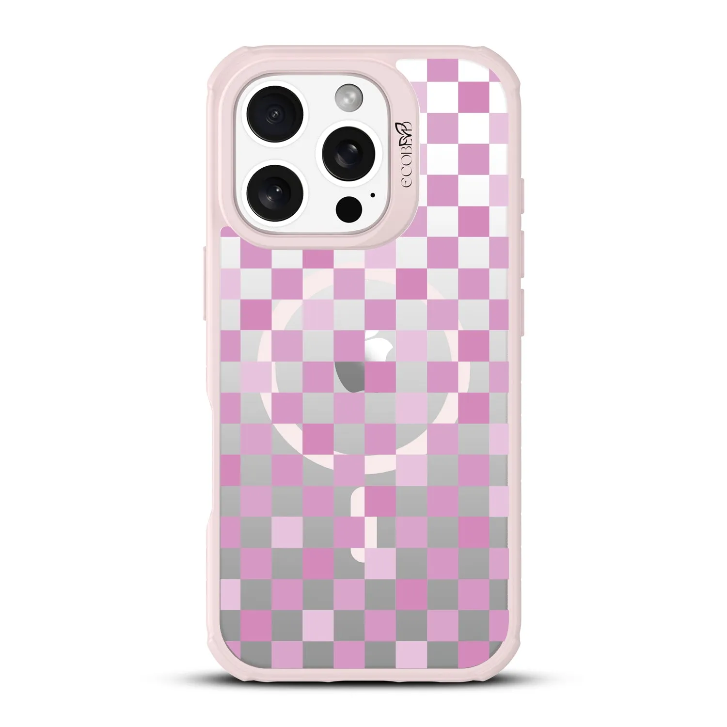 Checkered Print - Revive Collection Case for Apple iPhone 16 Pro