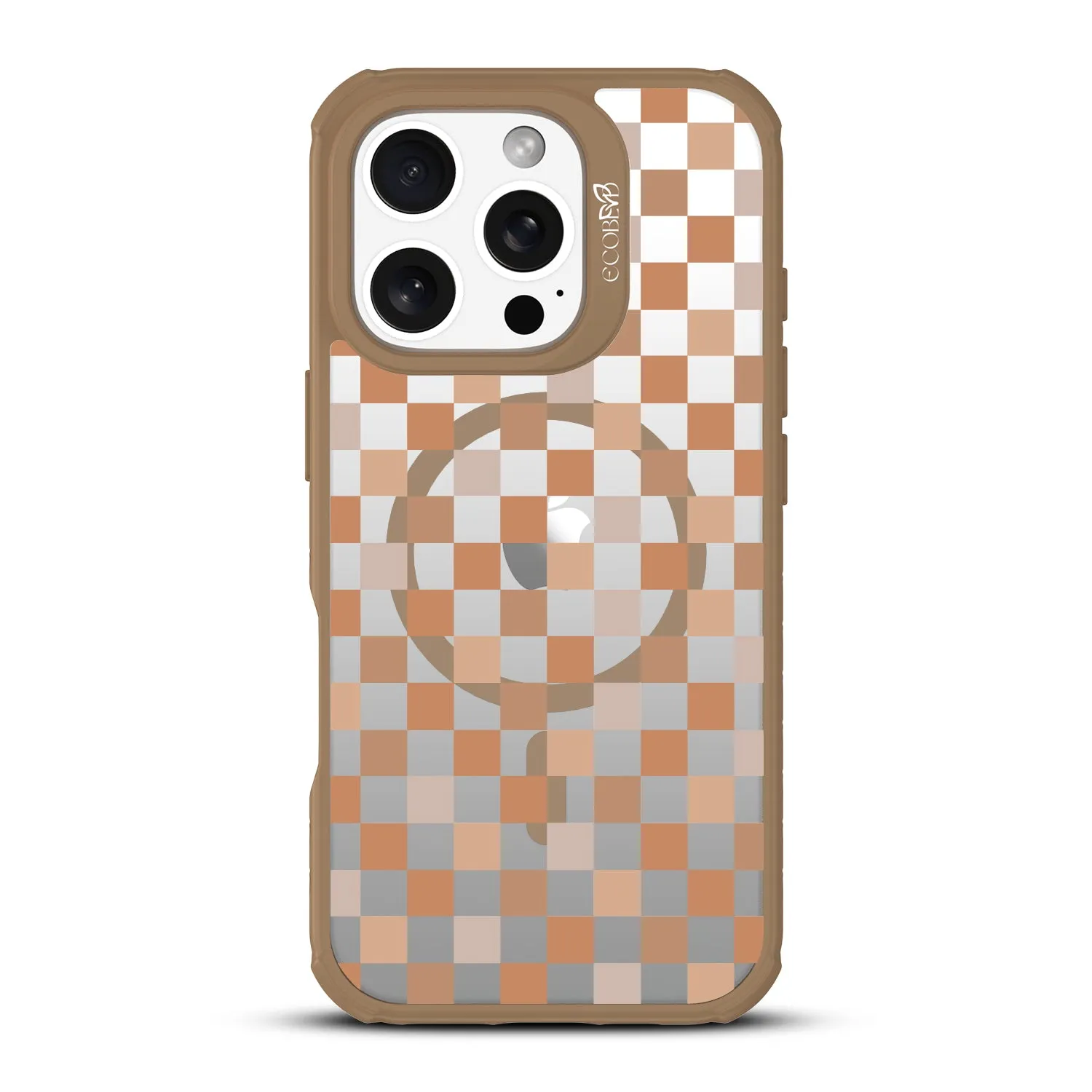 Checkered Print - Revive Collection Case for Apple iPhone 16 Pro