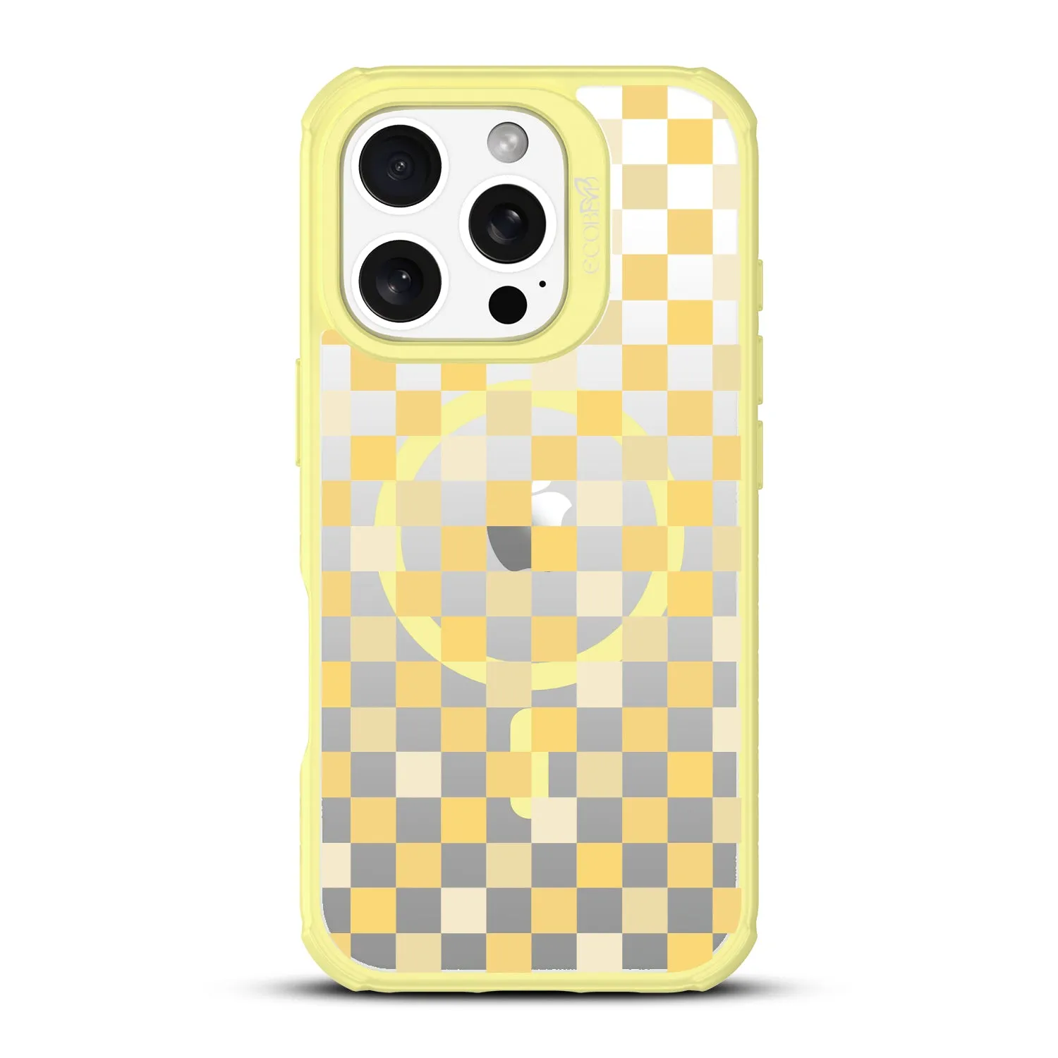 Checkered Print - Revive Collection Case for Apple iPhone 16 Pro