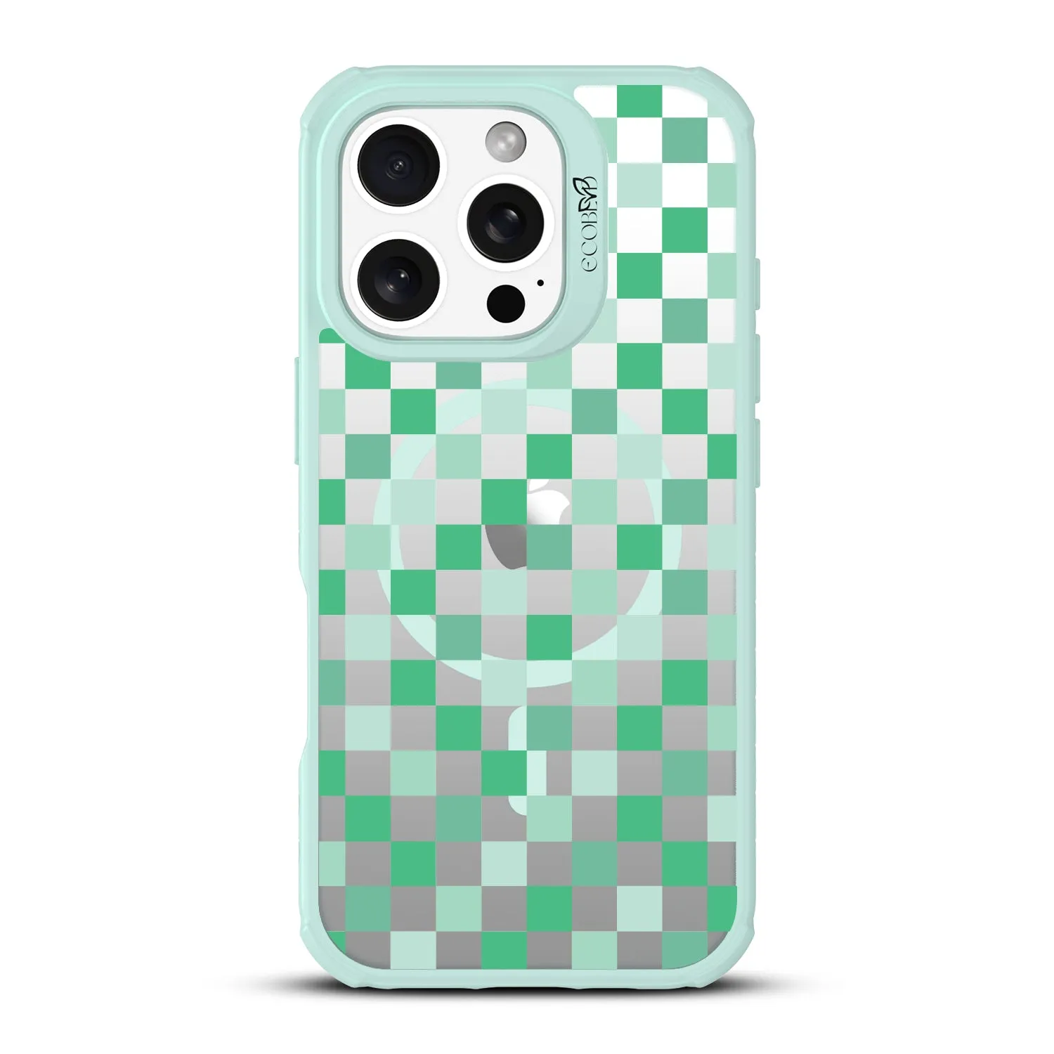 Checkered Print - Revive Collection Case for Apple iPhone 16 Pro
