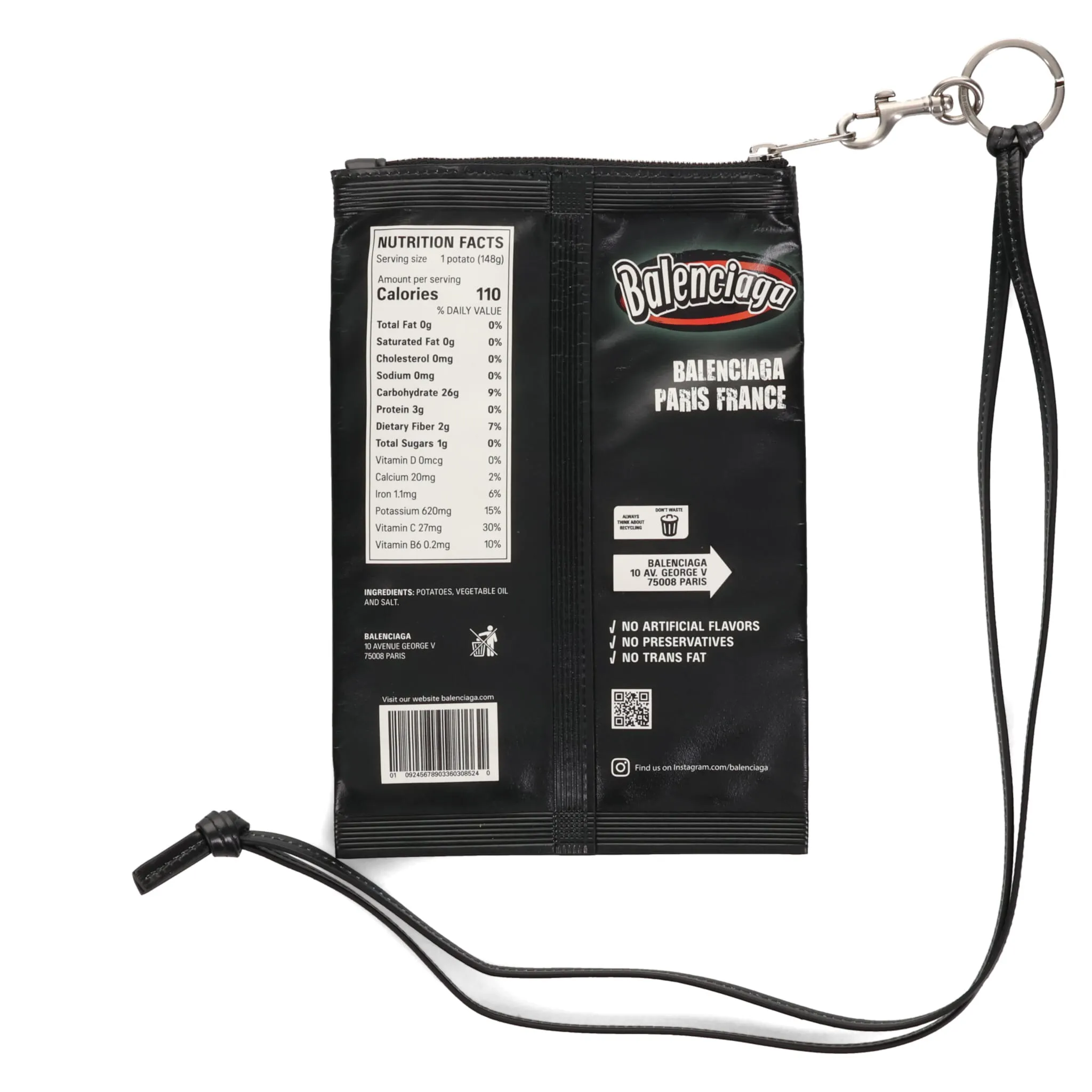 CHIPS PHONE HOLDER / 1000:BLACK