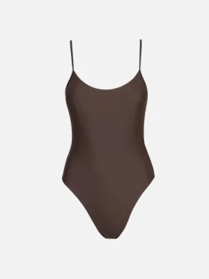 Classic Minimal One Piece - Chocolate