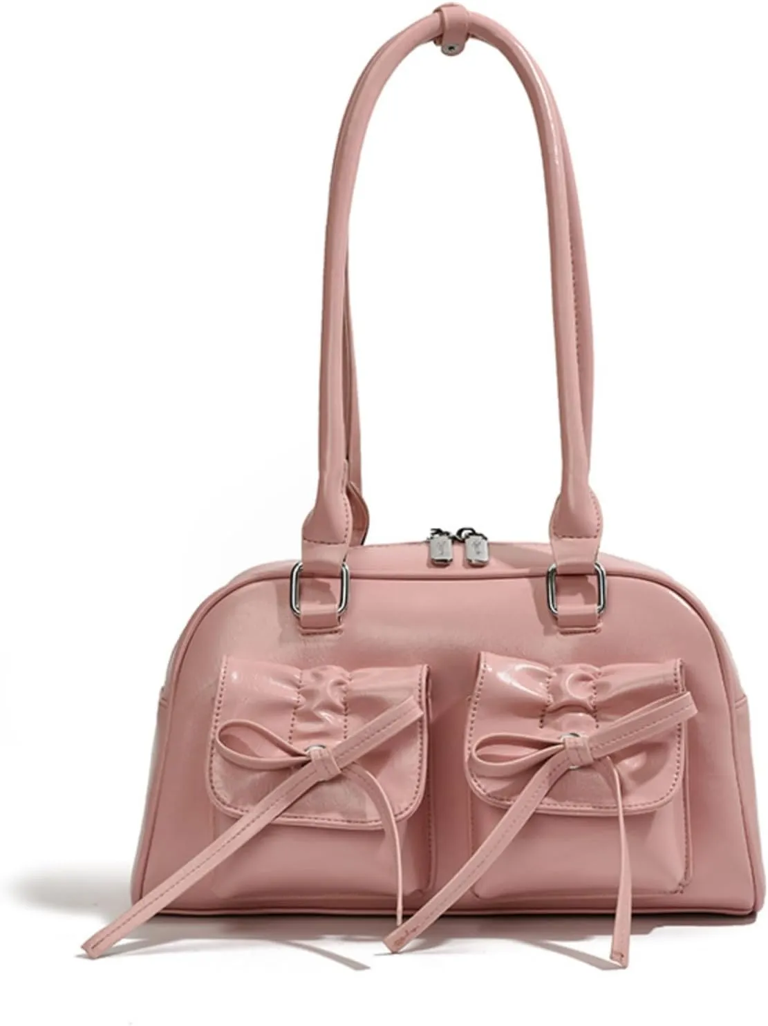 Coquette Purse Cute Bow Purse Aesthetic Kawaii Shoulder Bag Ita Bag Faux Leather Tote Bag Coquette Accessories