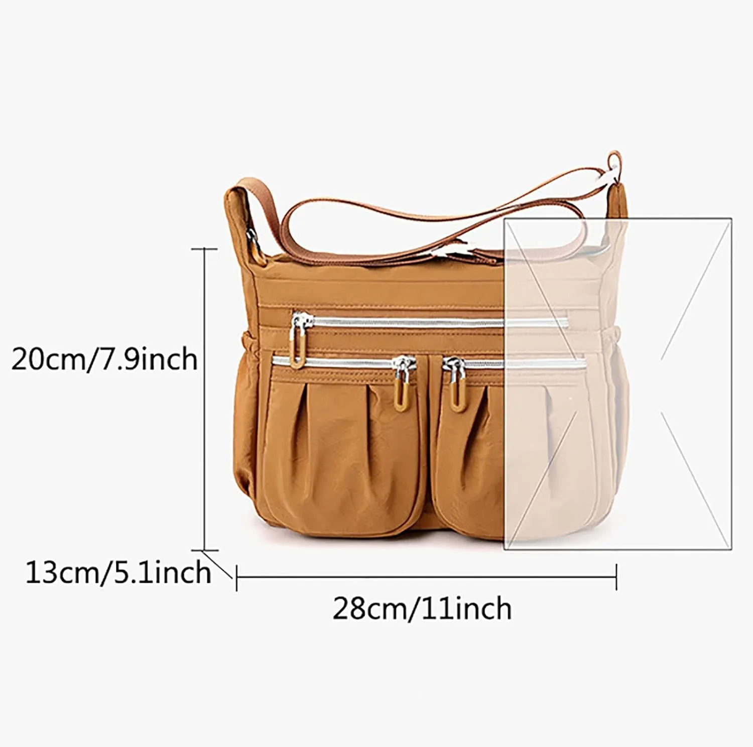 Crossbody Purse for Women Shoulder Handbag For Ladies Roomy Multiple Pockets Bag Women Crossbody Purse Fashion