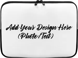 Custom Laptop Sleeves Compatible with 10-17 Inch Notebooks, Portable Tablet Accessories Case with Personalized Design