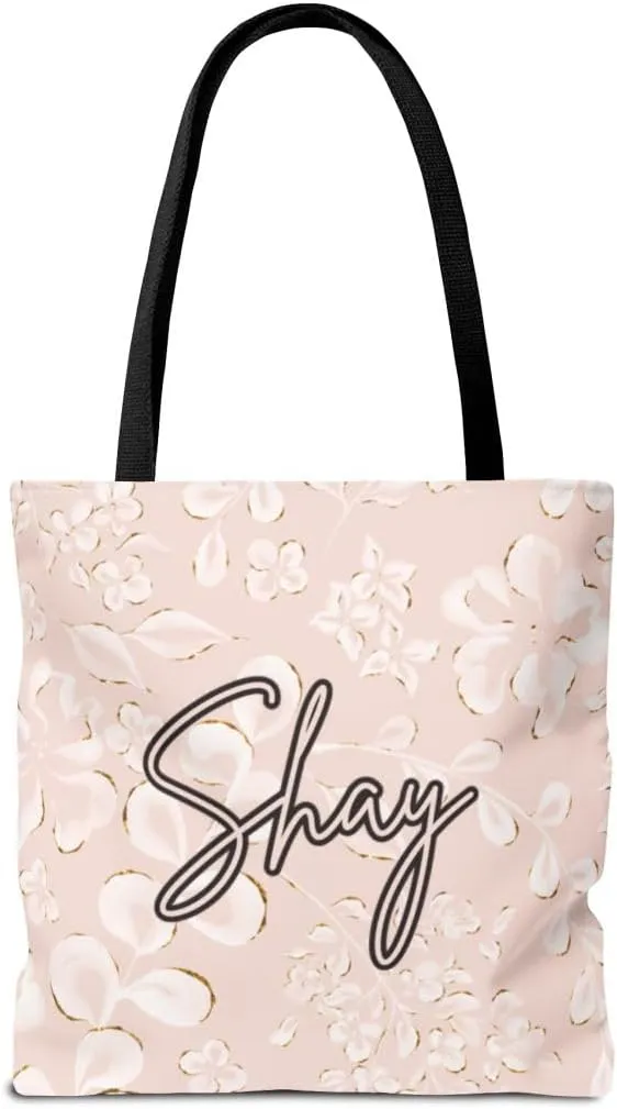 Customizable Tote Bags for Women-Aesthetic African American Style, Personalized & Custom Name or Text Tote