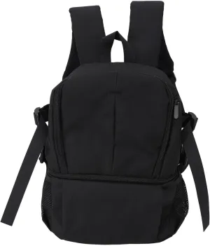 Digital Camera Backpack, EVA Material Adjustable Straps Detachable Partition Multipurpose Camera Shoulders Bag for SLR Mirrorless for Outdoor Photography (black)