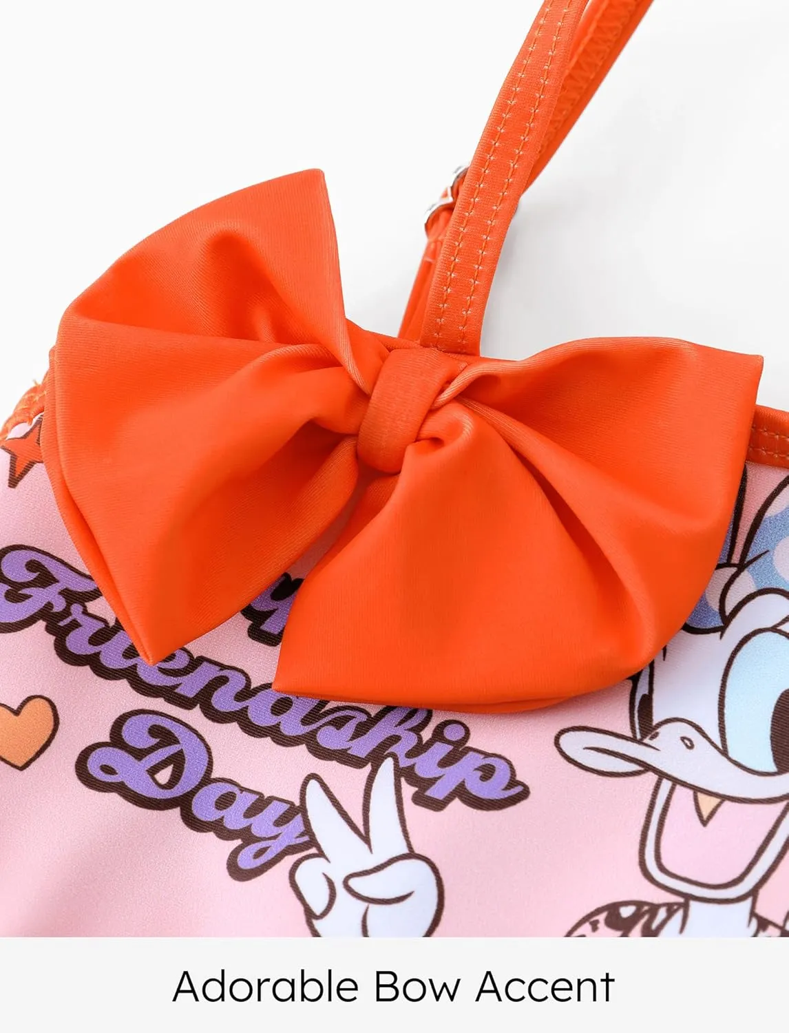 Disney Mickey and Friends Girls 2 Piece Tankini Bathing Suits Summer Rash Guard Swimwear