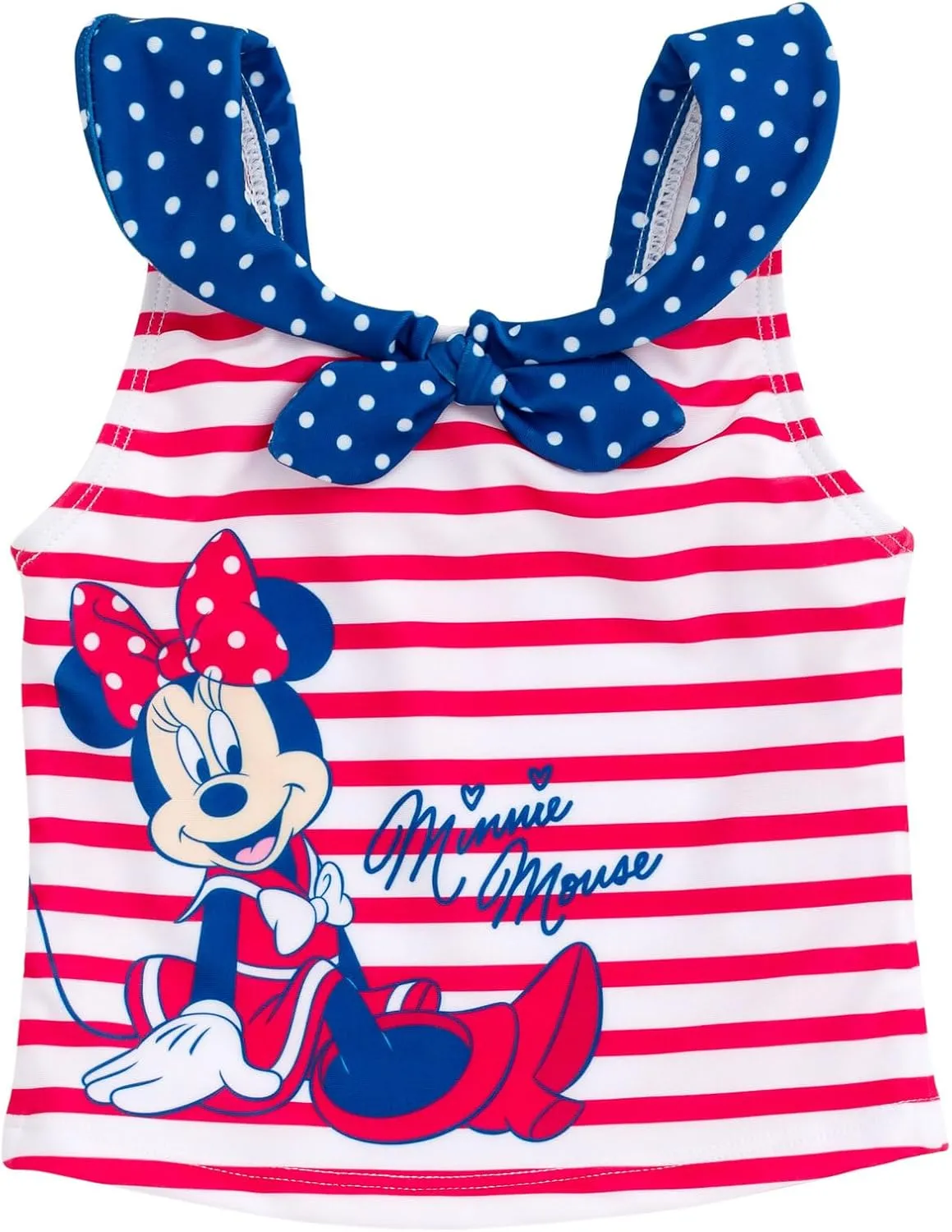 Disney Minnie Mouse Racerback Tankini Top and Bikini Bottom Swim Set Infant to Big Kid