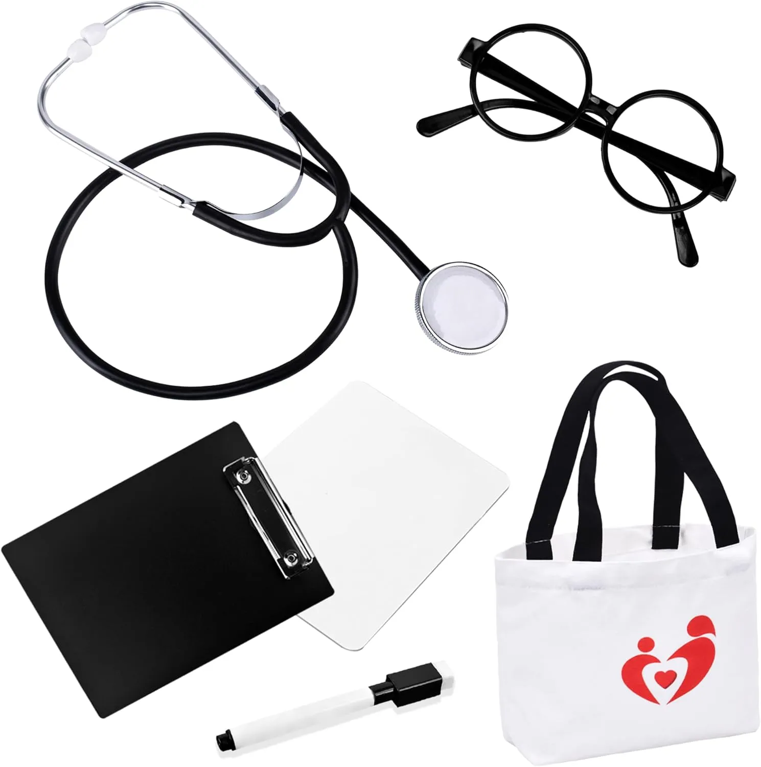 Doctor Costume for Kids Lab Coat & Scrubs Set with Accessories for Play & Dress-Up Age 3-12