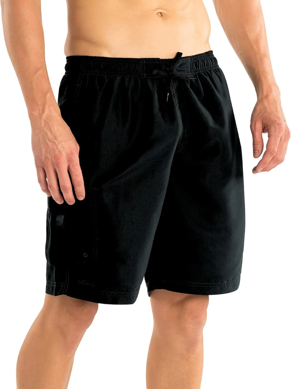 Dolfin Men's Basic Swimsuit Trunks - Solid Board Shorts