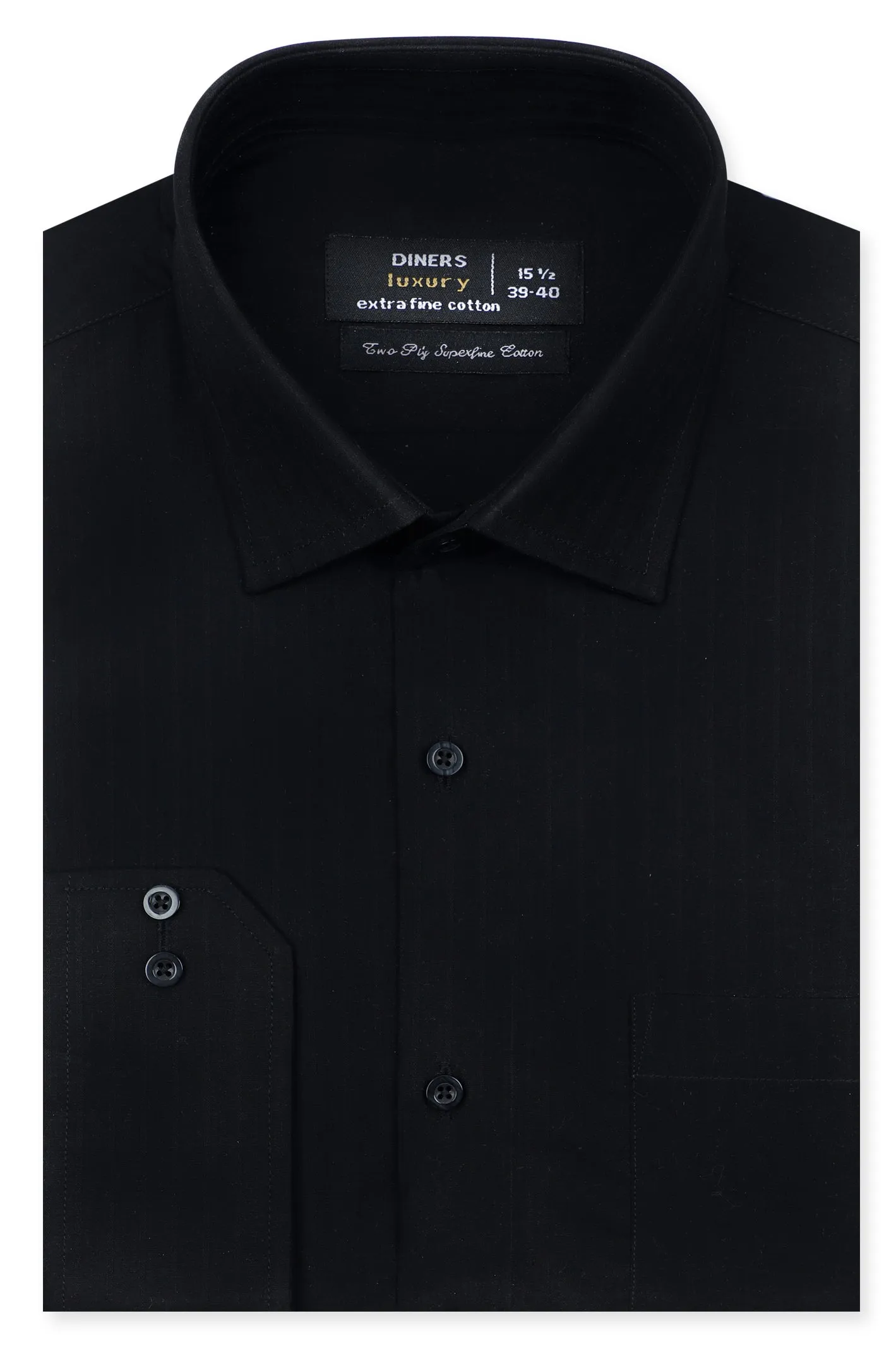 Formal Men Shirt SKU: AD26633-BLACK