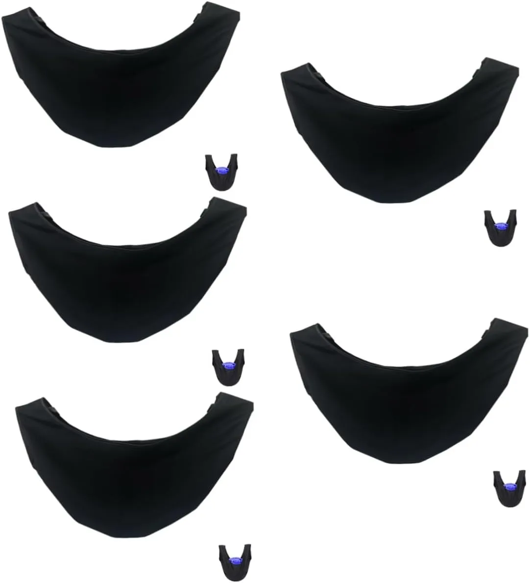 GANAZONO 5pcs Bowling Ball Cleaning Bag Bowling Machine Balls Bowling Bag Drainer Sanding Pads Bowling Ball Spinner Bowling Shoes Bowling Ball Oil Wipe Bowling Cleaner Black Fiber
