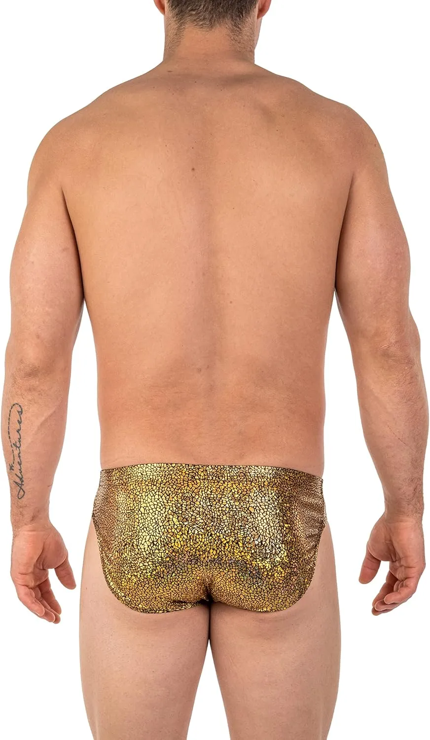 Gary Majdell Sport Mens Print Contour Pouch Bikini Swimsuit