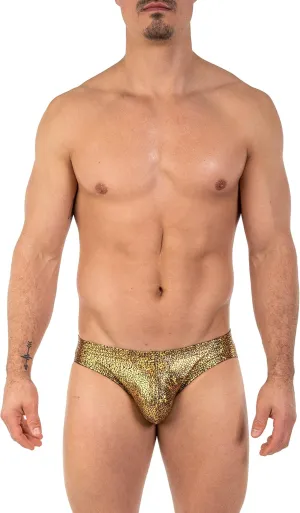 Gary Majdell Sport Mens Print Contour Pouch Bikini Swimsuit
