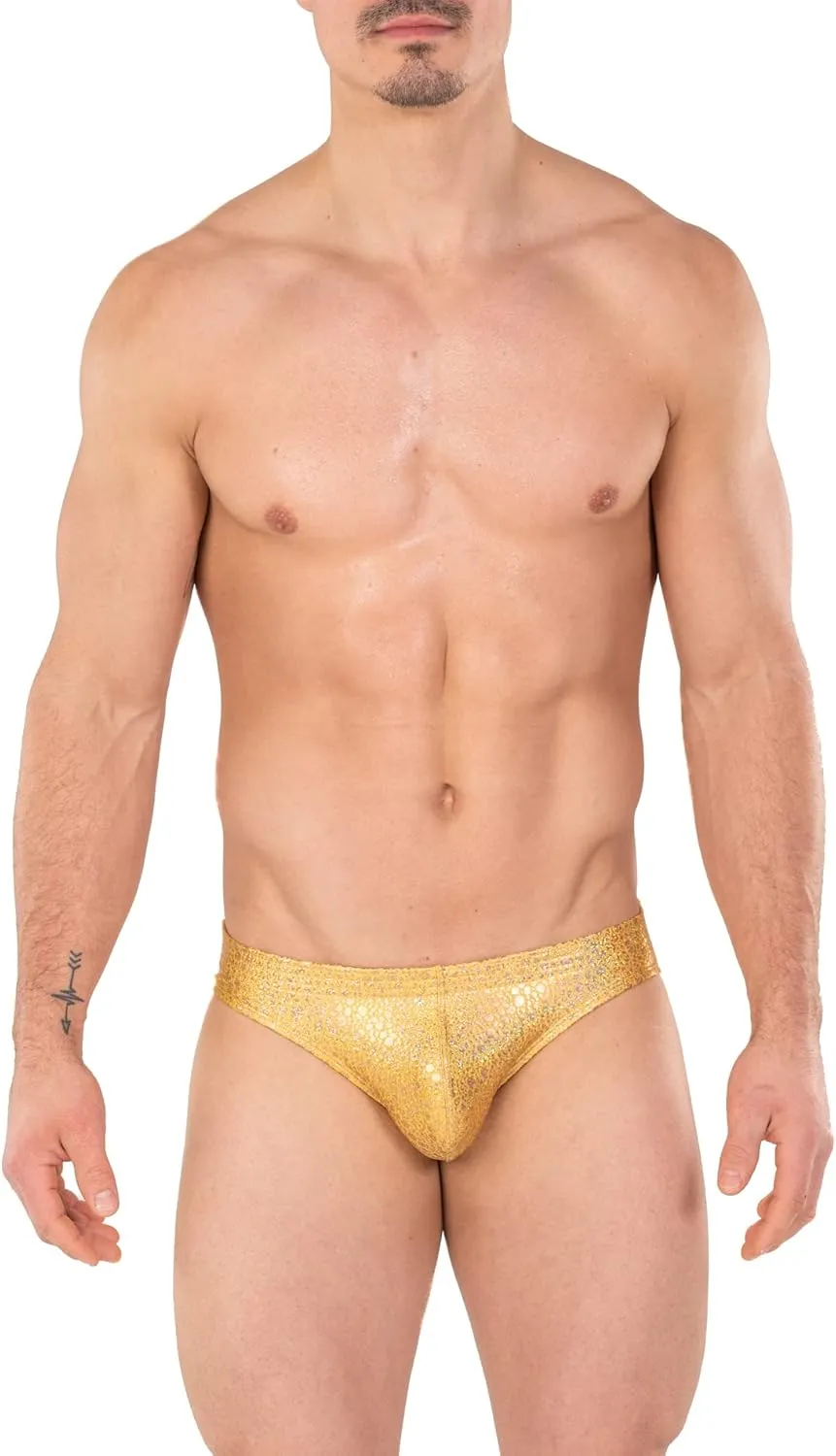 Gary Majdell Sport Mens Print Contour Pouch Bikini Swimsuit