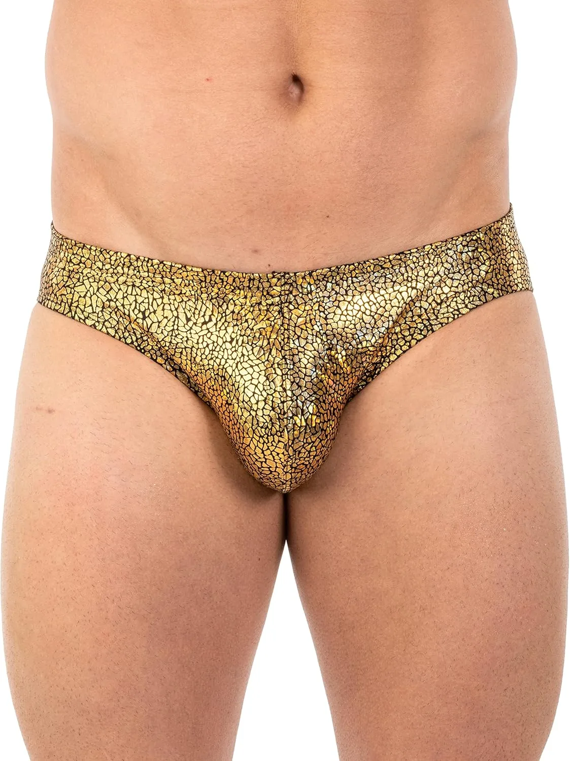 Gary Majdell Sport Mens Print Contour Pouch Bikini Swimsuit