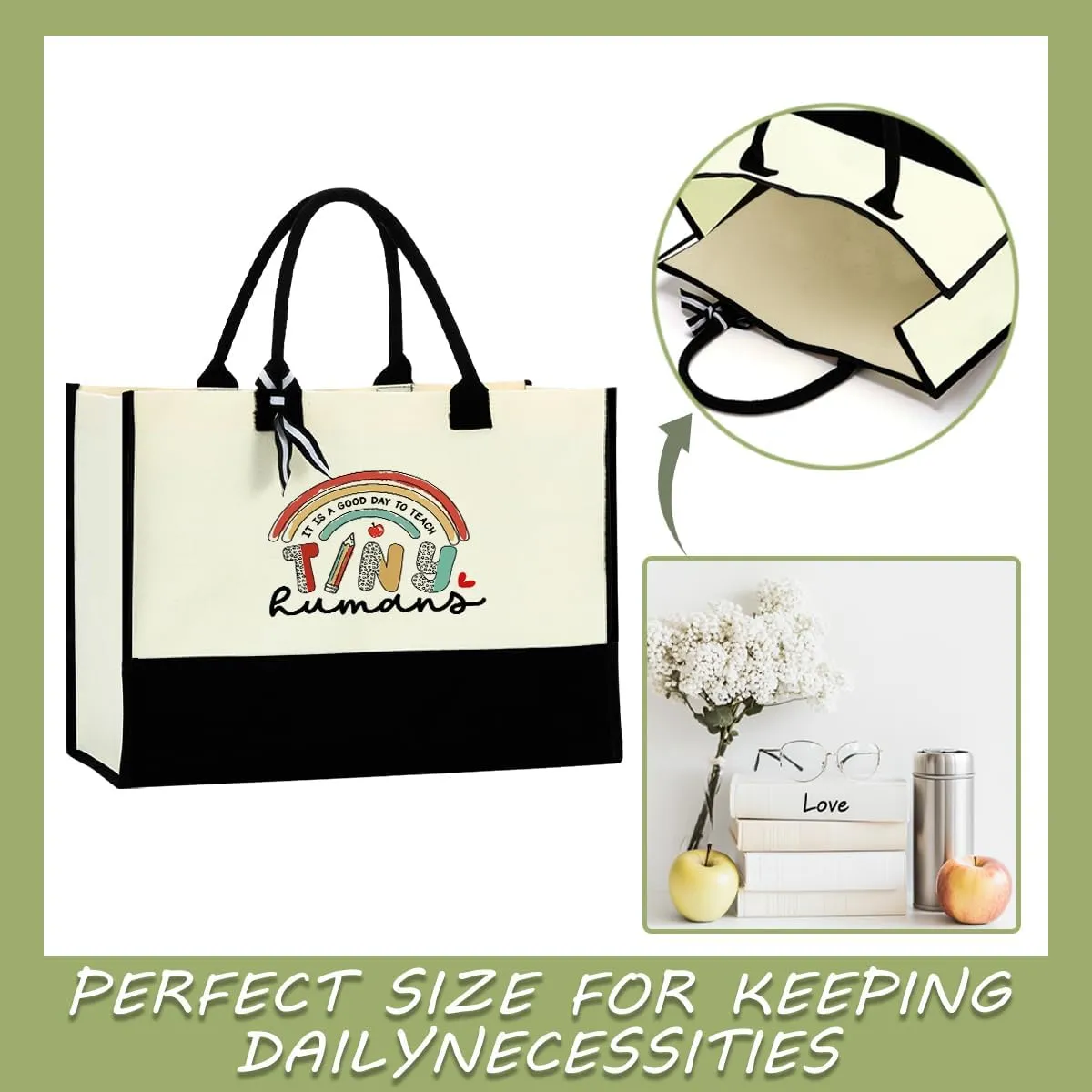 Hanamiya Na Chaos Coordinator Work Bestie Waterproof Large Tote Bag Soul Sister Sunshine Religious Teacher Appreciation Gifts