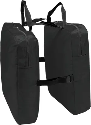 Hanging Luggage Organizer for Suitcase with Adjustable Straps Travel Accessories Bag Luggage Attachment for Umbrella Laptop, Black