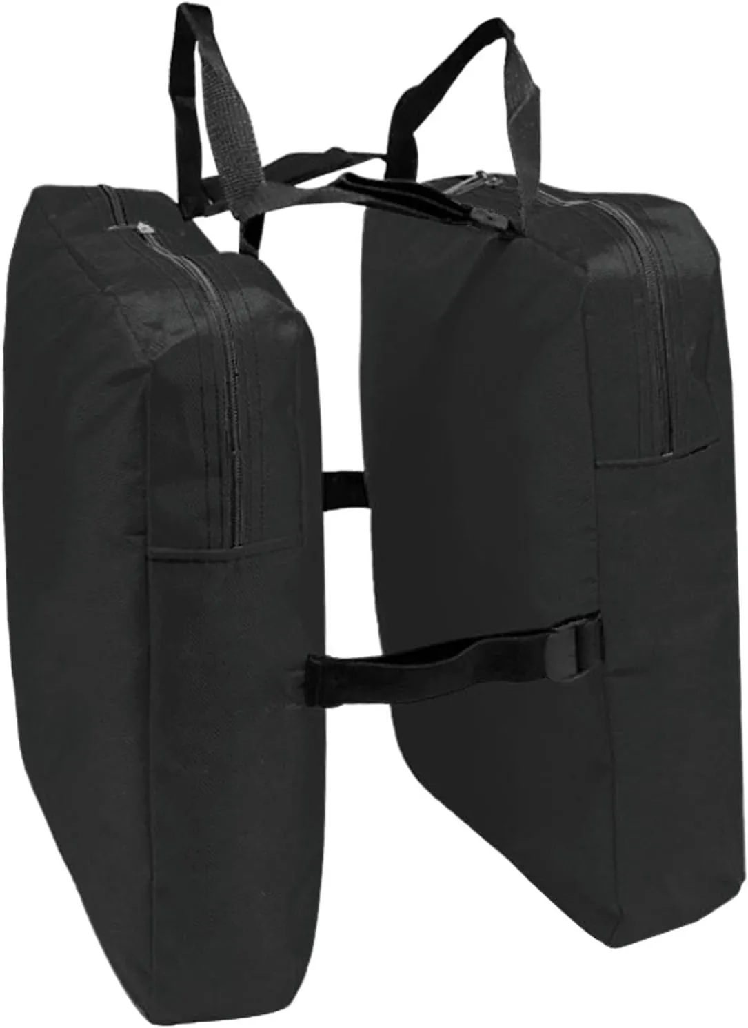 Hanging Luggage Organizer for Suitcase with Adjustable Straps Travel Accessories Bag Luggage Attachment for Umbrella Laptop, Black