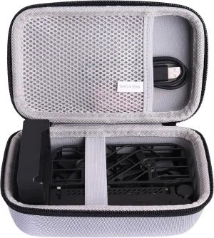Hard EVA Carrying Case Compatible with HOVERAir X1 Drone with Camera Kit storage case (Big gray)
