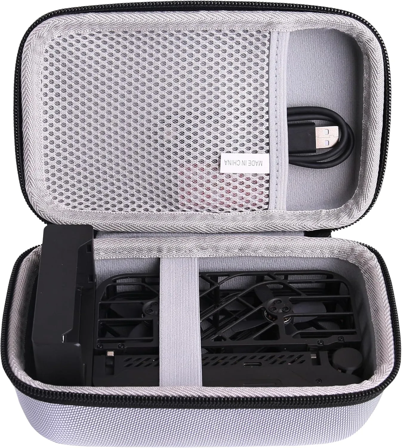 Hard EVA Carrying Case Compatible with HOVERAir X1 Drone with Camera Kit storage case (Big gray)