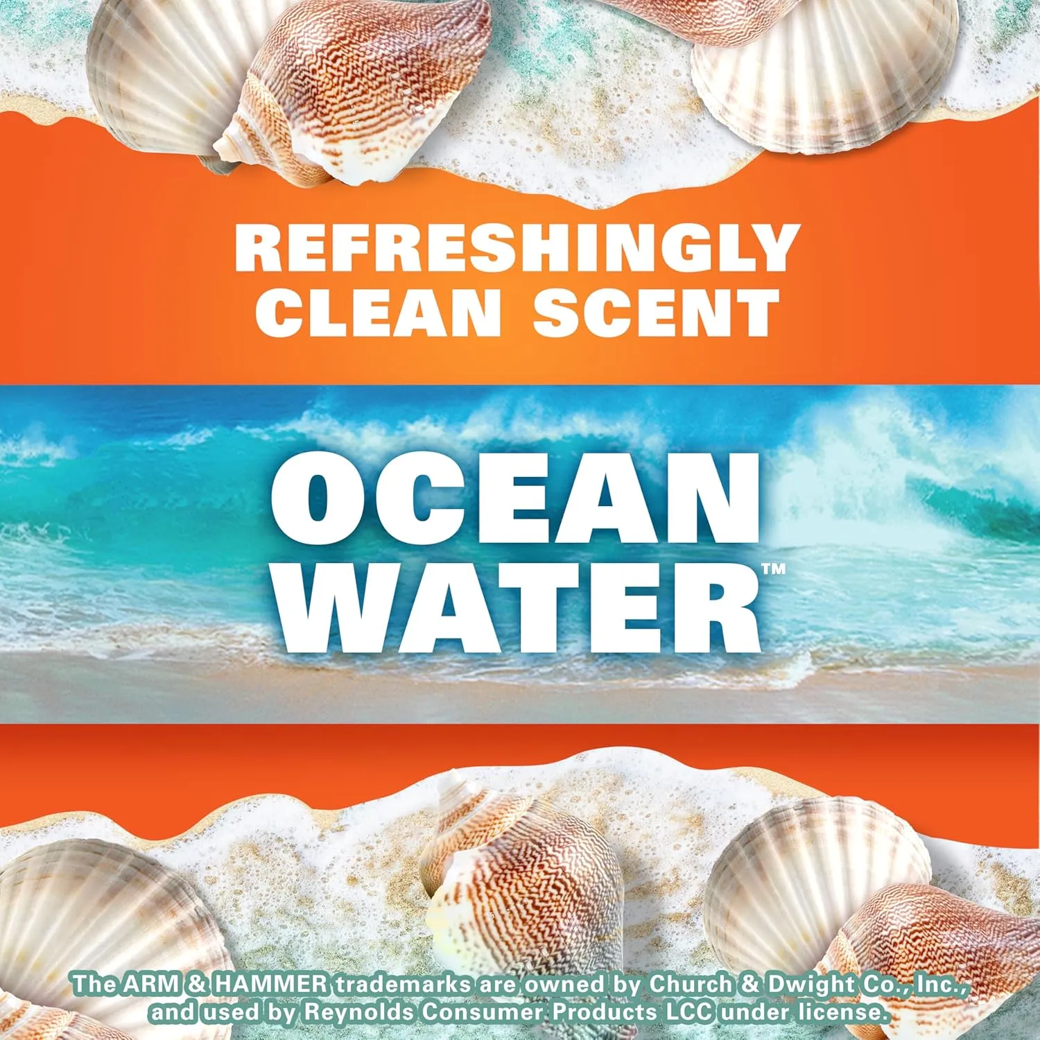 Hefty Medium Trash Bags, Ocean Water Scent, 4 Gallon, 26 Count