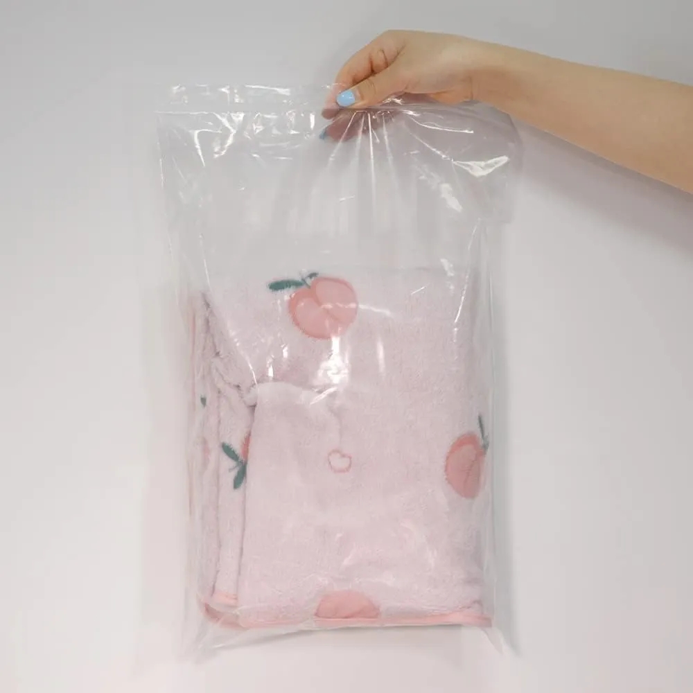 iMailer - 1000 Count - 12" x 18" Large Zip Bags - Clear Reclosable Zip Plastic Poly Bags for Storage, Clothing, T-Shirts, Pants