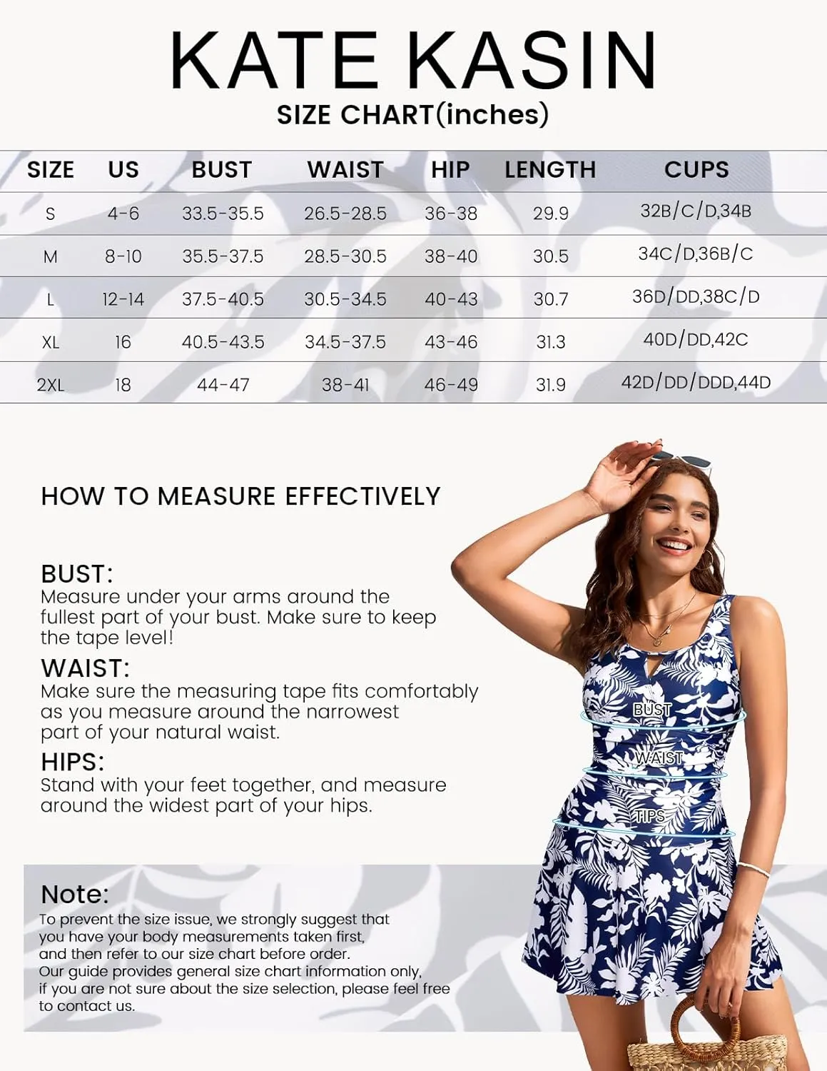 Kate Kasin 2 Piece Tankini Swimsuits for Women Tummy Control Swimdress Skirt Bathing Suit with Briefs Modest Ruched Swimwear