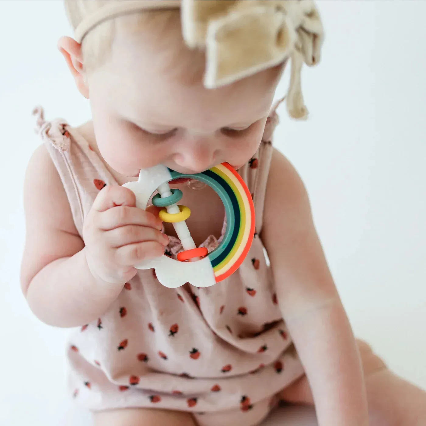 Little Rainbow and Sun Baby Teether Toy