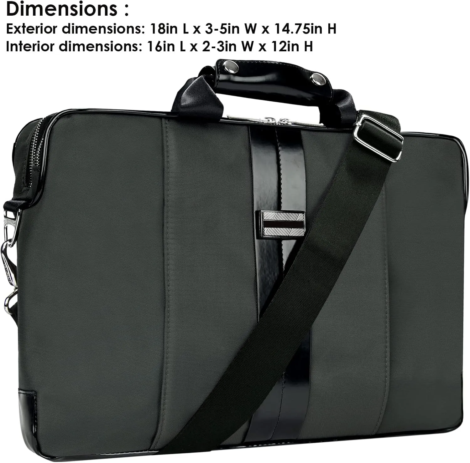 Maggie Shoulder Bag Laptop, Accessories, Books, Cables, Work Files Carrying Case for Laptops, Chromebooks, Tablets, Notebooks