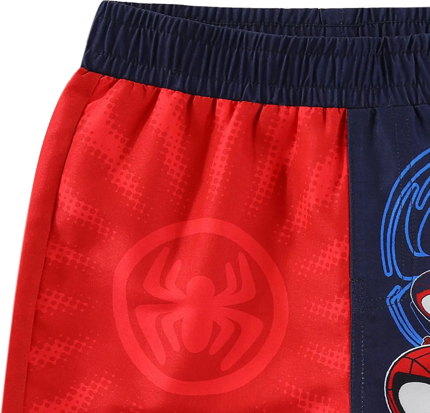 Marvel Spider-Man Boys UPF 50  Rash Guard and Swim Trunks for Toddler and Big Kids
