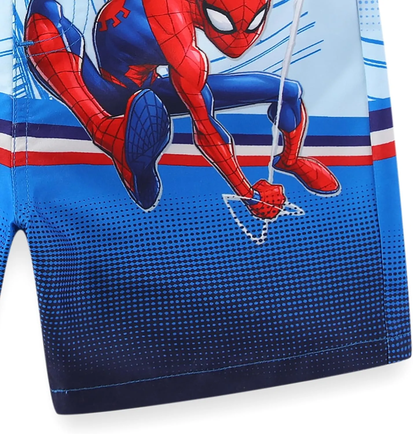 Marvel Spider-Man Boys UPF 50  Rash Guard and Swim Trunks for Toddler and Big Kids