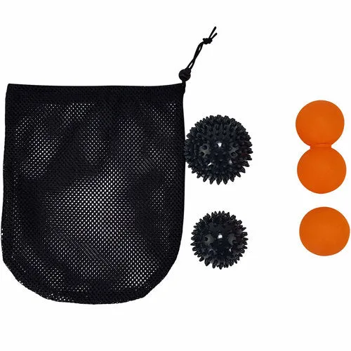 Massage Ball - Tunturi - 'Set  4 balls' - Sort