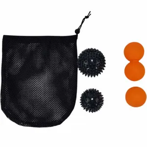 Massage Ball - Tunturi - 'Set  4 balls' - Sort