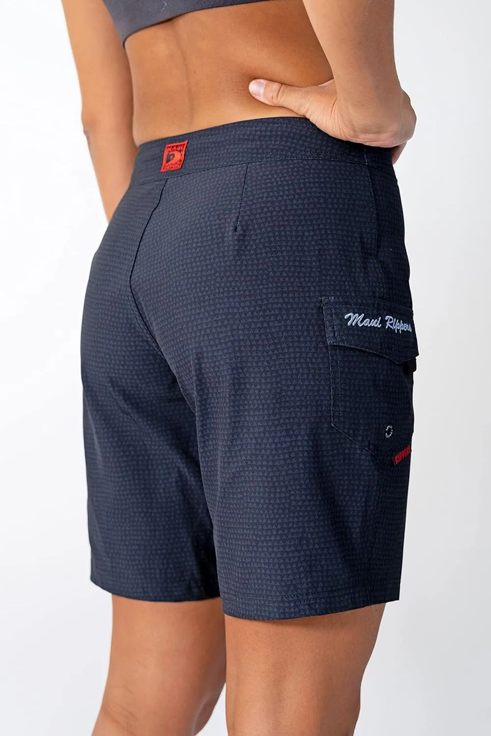 Maui Rippers Womens 9" 4-Way Stretch Swim Shorts Boardshorts