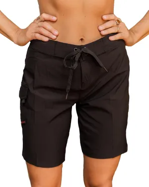 Maui Rippers Womens 9" 4-Way Stretch Swim Shorts Boardshorts