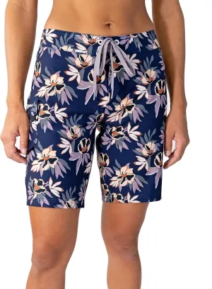Maui Rippers Womens 9" 4-Way Stretch Swim Shorts Boardshorts