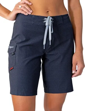 Maui Rippers Womens 9" 4-Way Stretch Swim Shorts Boardshorts