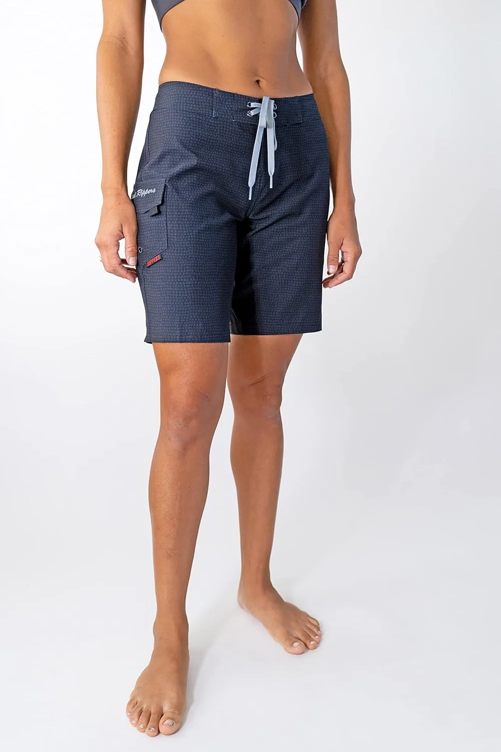 Maui Rippers Womens 9" 4-Way Stretch Swim Shorts Boardshorts