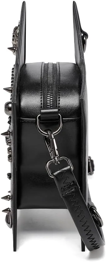 Micoklinlin Shoulder Bag Womens Leather Novelty Steampunk Accessories Small Cell phone Crossbody bag Handbag for Travel